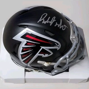 Atlanta Falcons Roddy White Signed Mini Helmet Beckett Authentication - Picture 1 of 8