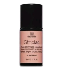 3x Striplac Peel Off UV LED Nail Polish - Toffee Nut 8ml (20) - Bild 1 von 2