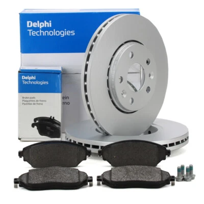 DELPHI Bremsscheiben Ø 296mm + Beläge für OPEL VIVARO B RENAULT TRAFIC 3 vorne - Bild 1 von 3
