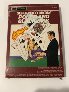 Las Vegas Super Video Arcade Poker and Blackjack, Sears Tele-Games - Bild 1 von 7