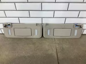 07-14 GMC Yukon Interior Sun Visors (Pair Left/Right) Neutral OEM - Picture 1 of 11