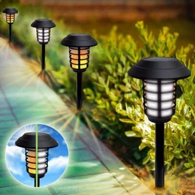 Bell + Howell Outdoor Solar Powered 2-in-1 Pathway and Garden Lights - 4 Pack