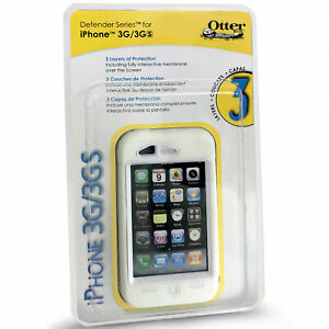 OtterBox iPhone 3GS/3G White Defender Rugged 3-Layer Hybrid Case w/White Holster