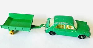 Lesney Matchbox #64 Green Regular 1-75 MG 1100 1968 Diecast & Hay Trailer No. 51 - Picture 1 of 5