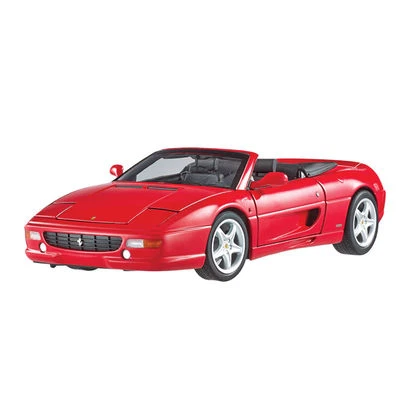 FERRARI F355 SPIDER CONVERTIBLE ELITE RED 1/18 DIECAST MODEL HOT WHEELS BLY34 - Image 1 of 4