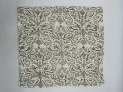 Pottery Barn Reilley Linen Embroidered Pillow Cover 22" sq Steel Gray #A139 - Image 1 of 4