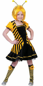 Bienen Kostüm Kinder Biene Bienchen Kleid Mara Mädchenkostüm Karneval Fasching K