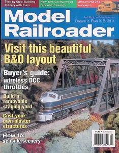 Model Railroader Magazine April 2004 Wireless DCC Throttles, Seaside Scenery - Picture 1 of 2