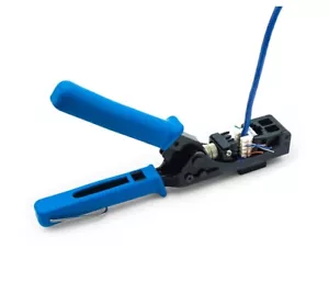 4 paia strumento di terminazione per jack chiave 90 gradi RJ45 Cat5, Cat6, Cat6A - Foto 1 di 4