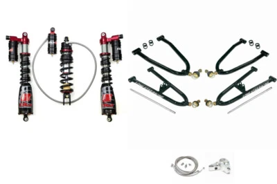 Amortiguadores delanteros traseros suspensión Lonestar +2 brazos A Elka Legacy Plus Yamaha Banshee Foto 1 de 4