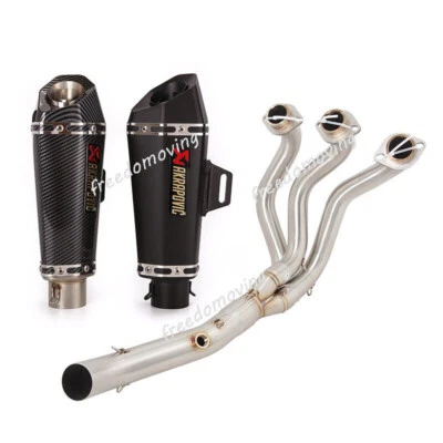 Silenciador silenciador escape tubo enlace delantero para Yamaha MT-09 FZ09 XSR900 2014-2020 Foto 1 de 4