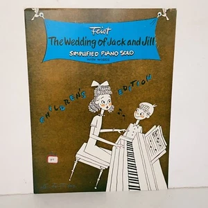 Vintage 1947 The Wedding of Jack and Jill Simplified Piano Solo Noten - Bild 1 von 11