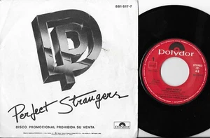 DEEP PURPLE SINGLE 45 PERFECT STRANGERS SPAIN PROMO - Picture 1 of 2