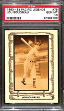1980 Pacific Legends #79 Lou Boudreau PSA 10 Gem Mint