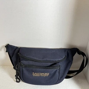Nylon Bauchtasche Gürteltasche 3 Taschen Navy Eastsport Outdoor Co. EUC - Bild 1 von 4