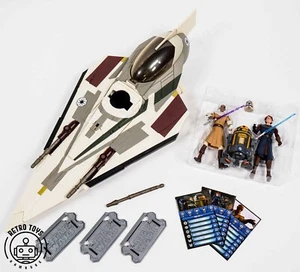 Star Wars Clone Wars Mace Windus Jedi Starfighter EXCLUSIVE R8-B7 Rise Of Boba - Bild 1 von 8