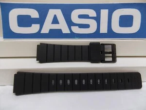 Cinturino orologio Casio MQ-61 16mm gomma nera, cinturino, cinturino sportivo per orologio 16mm - Foto 1 di 7
