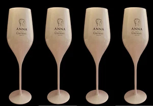 Anna Codorníu weiße Sektflöten 4er Set - Bild 1 von 2