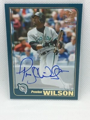 Topps Archives Preston Wilson 2020 favoritos de los fanáticos autógrafo automático Marlins #FFA-PW Foto 1 de 3