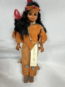 Antique Native American GRAND CANYON Doll Open And Close Eyes Souvenir (Z18) - Picture 1 of 9