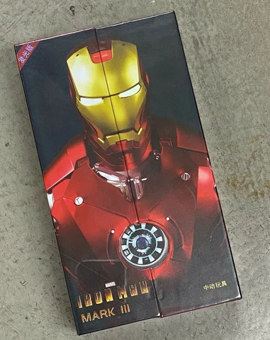 ZD-MK3-L: ZD Toys Marvel Iron Man Mark 3 Mark III 7" action figure (LED Ver.) Cover