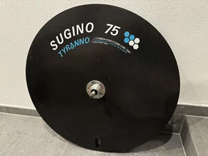 vintage SUGINO 75 Tyranno carbon disc wheel 700c time trial track pista 3Rensho - Bild 1 von 5