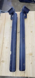 79-83 Datsun 280zx Door Will Trim Cover Plate Pair Left & Right OEM Blue - Picture 1 of 11