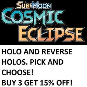 Cosmic Eclipse Reverse Holo & Holo Pokemon Cards NM - PICK AND CHOOSE -