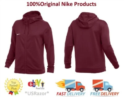 MUJER NIKE THERMA ALL TIME CREMALLERA COMPLETA ACANALADO CORDÓN CAPUCHA CN9340-610 XL CARDINAL Foto 1 de 4