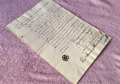 MANUSCRITO ORIGINAL DE LA VILA DE CALELLA, ORDEN, SELLO CAUCHO 1808 - Imagen 1 de 2