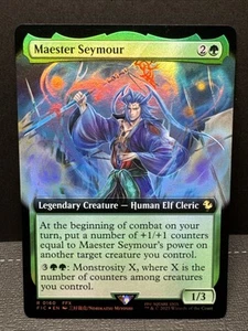 Maester Seymour Extended Art FOIL - MTG FINAL FANTASY Commander FIC R 0160 - Picture 1 of 4