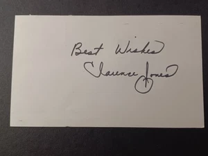 Clarence Jones Signed Government Postcard GPC - Cubs - Braves, Indians Coach - Picture 1 of 2