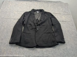 Blazer Old Navy Mujer L Negro Clásico Un Botón Manga Larga - Imagen 1 de 13