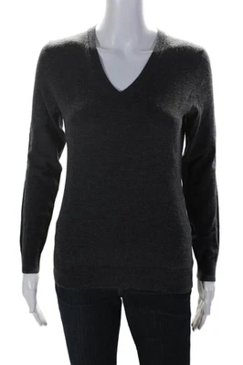 Женский шерстяной свитер Lord & Taylor с длинным рукавом и круглым вырезом серый размер S - Изображение 1 из 4