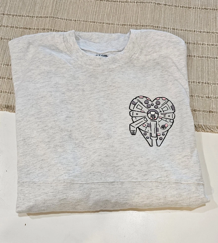 Camiseta Disney I Love You Star Wars Falcon Spirit Adulto Mediana   Foto 1 de 3