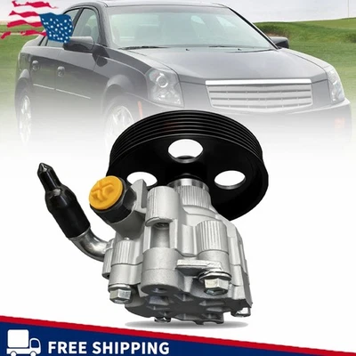 Power Steering Pump 25770107 For Cadillac CTS 2.8L 3.0L 3.6L 2004-2017 US Foto 1 de 4