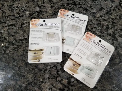 Nu Brilliance Interchangeable Diamond Tip & Replacement Filters New (3) - Image 1 of 2
