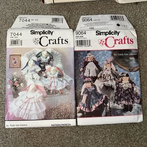 SIMPLICITY #7044,9064. Bunny Craft Patterns. Uncut - Picture 1 of 5