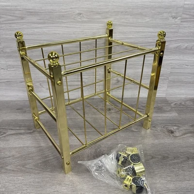 Estante de carga de latón Powell 858 de colección - nunca usado - (ensamblado solo para fotos) Foto 1 de 4