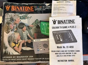 BINATONE TV MASTER TV GAME SPORTS PONG VIDEO c.1970s - Picture 1 of 4