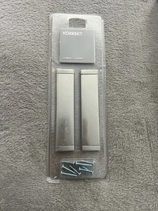 IKEA KORREKT lange Schublade Ziehgriff 5 1/16" Nickel gebürstet 700.846.85 - Bild 1 von 2
