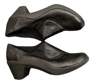 Romika  Womens 41 /10 US  Casual Slip On Low Ankle Bootie Shoes Leather Black - Picture 1 of 13