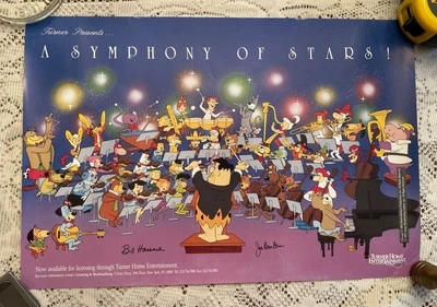 Hanna Barbara An Orchestra Of Stars 1992 Poster 16x10.75” - Image 1 of 4