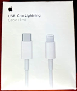 OEM Apple USB-C to Lightning Charging Cable (1m) - Picture 1 of 3
