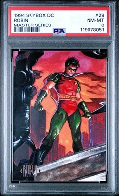 1994 Skybox DC - Robin #29 Master Series PSA 8 - Image 1 of 2
