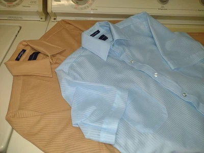 Camisas de vestir ligeras de dos bolsillos flecha vintage 2 para hombre cuello de 14,5" Foto 1 de 4