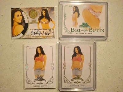 Carolyn Martin Benchwarmer Lot of 4 Best Butts #d Autograph - Image 1 of 2