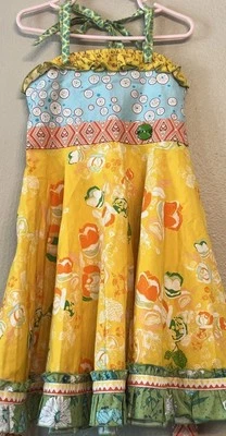 Matilda Jane Platinum Size 6 Fresh Squeezed Ellie Roundabout dress NEW Art Fair - Image 1 of 4