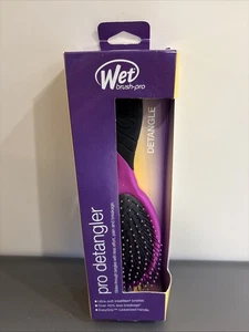 Spazzola umida professionale districante IntelliFlex Easy Grip manico in gomma viola nuova con scatola - Foto 1 di 4