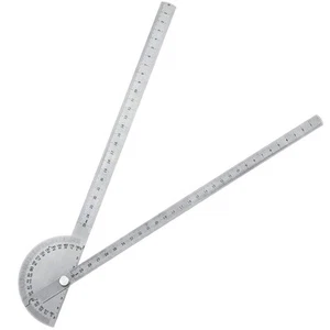 Angle Protractor Finder Ruler Two Arm Stainless Steel 30 cm/ 11.8 Inch - Picture 1 of 7